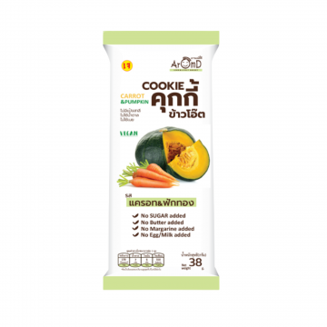 AROM-D Lean Oat Cookie Carrot Pumpkin 38g