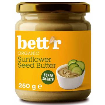 Bett'r Organic Sunflower Seed Butter 250g
