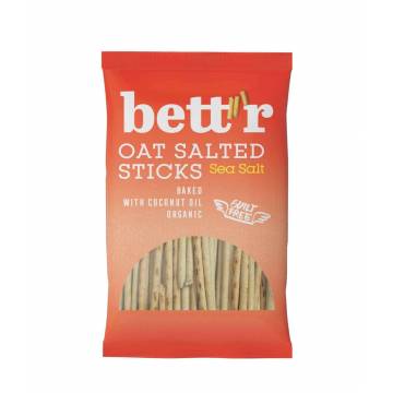 Bett'r Organic Oat Salted Sticks Seasalt 50g