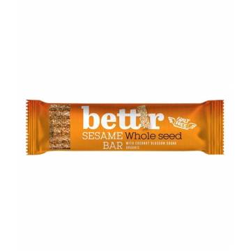 Bett'r Organic Sesame Whole seed Bar 30g