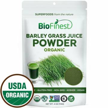 Barley Grass Juice Powder, 114g Biofinest