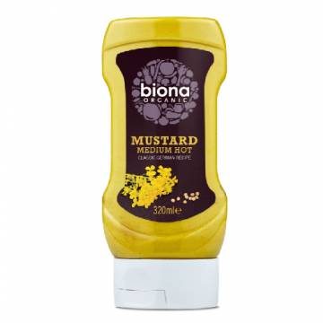 Biona Organic Mustard Medium Hot German