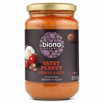Biona Organic Satay Peanut Simmer Sauce