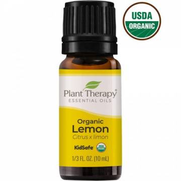Organic Lemon Essential Oil, 10ml
