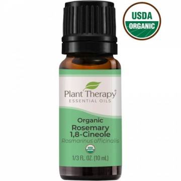 Organic Rosemary 1,8-Cineole Essential Oil, 10ml