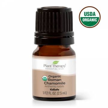 Organic Chamomile Roman Essential Oil, 2.5ml