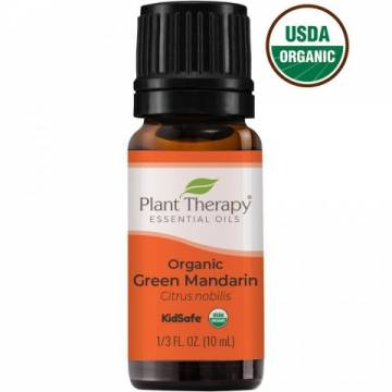 Organic Green Mandarin Essential Oil, 10ml