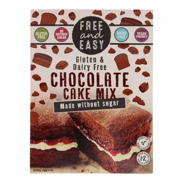 Chocolate Cake Mix Gluten, Dairy & Sugar Free, 350g Free & Easy