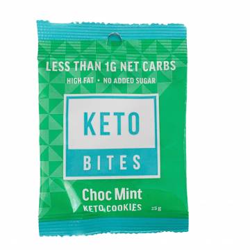 Keto Bites Cookies, Choc Mint 25g