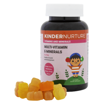 Children’s Multi-Vitamin & Minerals KinderNurture, 60 gummies