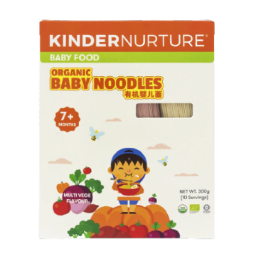 Organic Baby Noodles- Multi Vege Flavour KinderNurture, 300g
