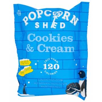 Popcorn Shed Cookies and Cream Popcorn Snack Pack 24g