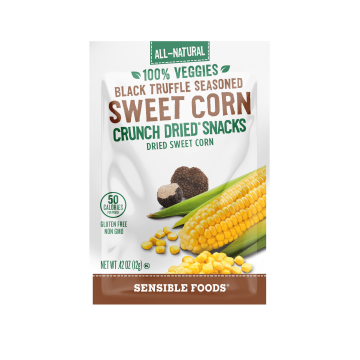 All Natural 100% Veggies Black Truffle Seasoned Sweet Corn, 12g Sensible Foods