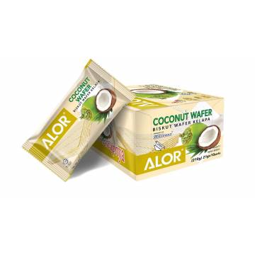 Alor Coconut Wafer 210g (21g x 10 packs)