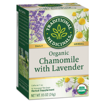 Organic Chamomile with Lavender Traditional Medicinals, 16 bags