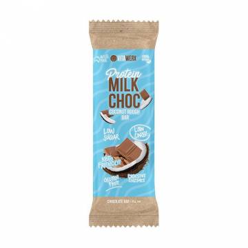 Milk Chocolate Bar, Coconut Rough 35g Vitawerx