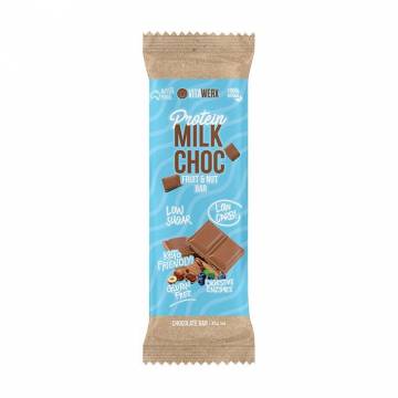 Milk Chocolate Bar, Fruit & Nut 35g Vitawerx