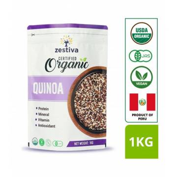 Zestiva Organic Tricolor Quinoa, 1kg