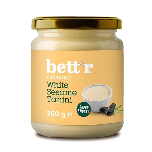 Bett'r-Organic-White-Sesame-Tahini-250g Bett'r Organic White Sesame Tahini 250g - Image 1