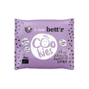 Bett'r Rookies Organic Cookie Choc Chip & Hazelnut 40g