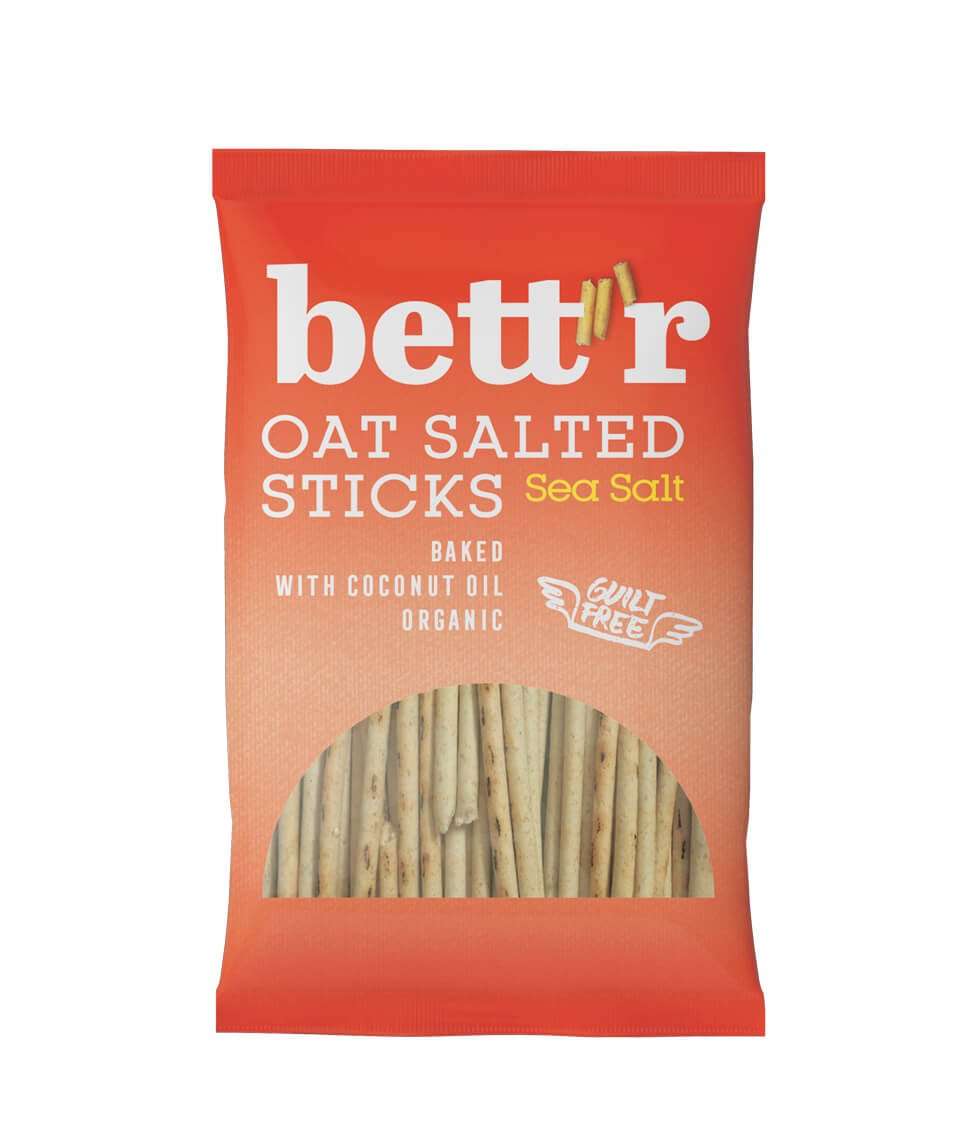 Bettr20Bio20Oat20Salted20Sticks20Sea2050g.jpg Bett'r Organic Oat Salted Sticks Seasalt 50g - Image 1