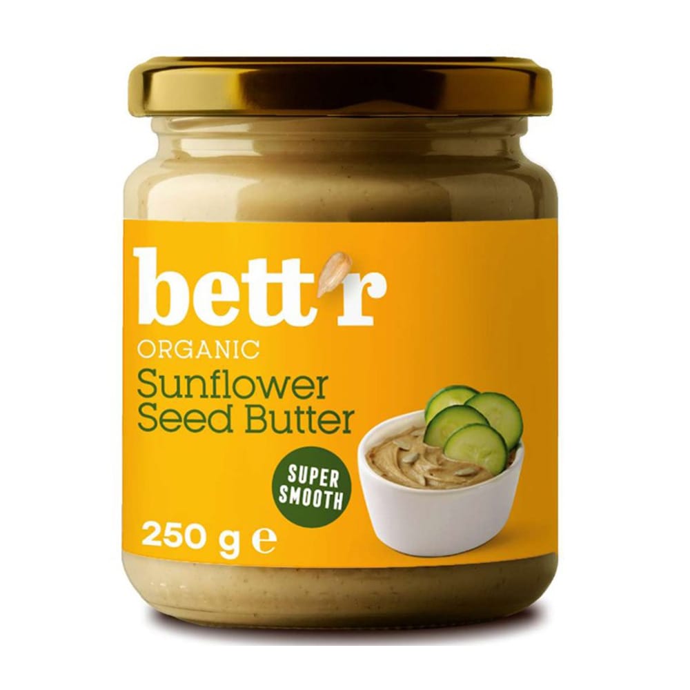 Bettr20Organic20Sunflower Bett'r Organic Sunflower Seed Butter 250g - Image 1