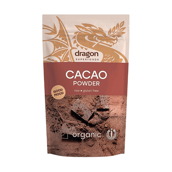 Dragon20Superfood20Bio20Cacao20Powder20200g Dragon Superfoods Organic Raw Cacao Powder 200g - Image 1