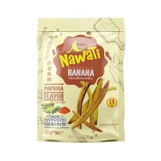 NAWATI Stick Chip Paprika 30g NAWATI Stick Chip Paprika 30g โ crispy smoky paprika snack sticks